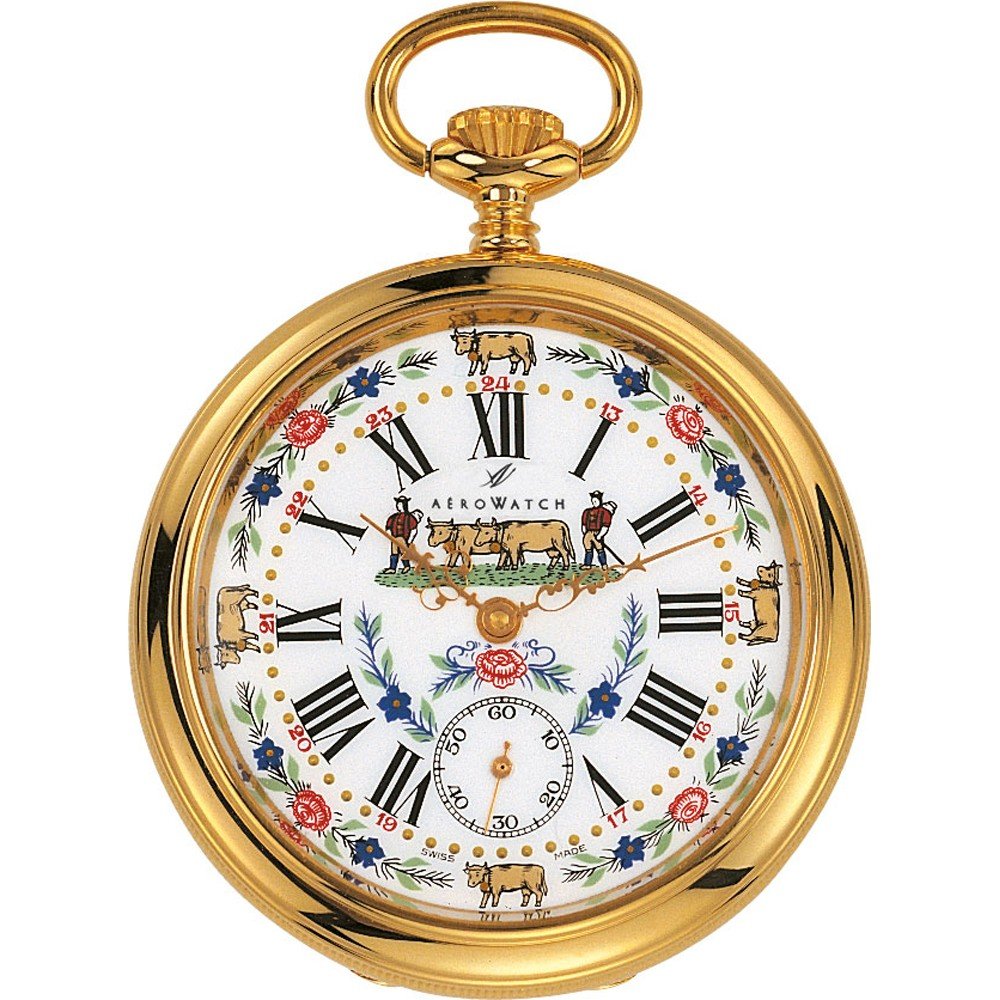 Montres de poche Aerowatch Pocket watches 50618-J501 Lépines - Belle Époque