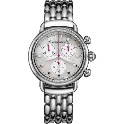 Montre Aerowatch Hommage 1910 81105-AA04-DIA-M Chronolady