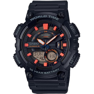 Montre Casio Vintage AEQ-110W-1A2V Telememo 30