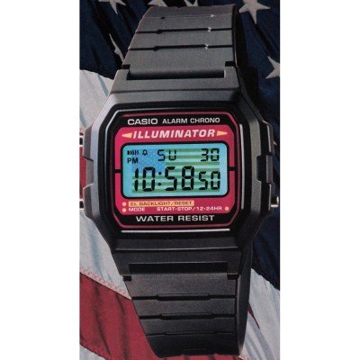 Montre Casio F-106W-1A USA Flag