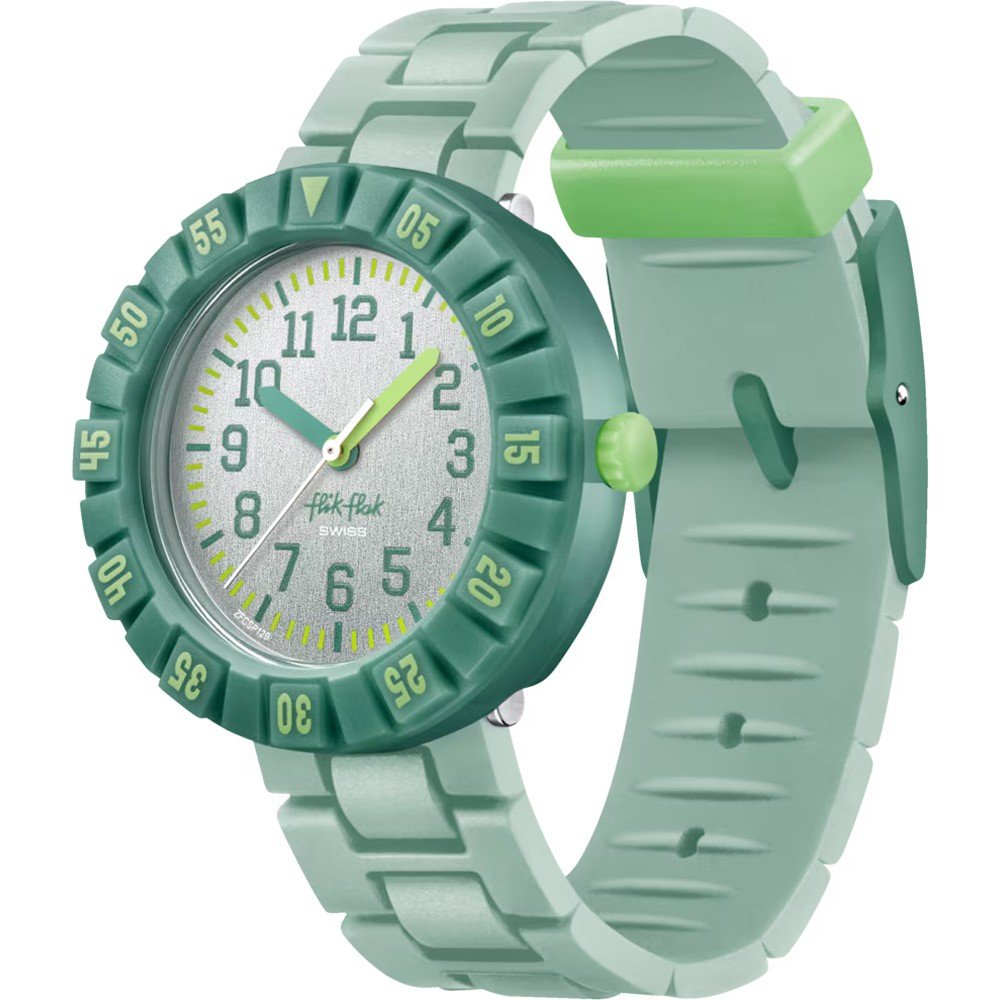 Montre Flik Flak 5+ Power Time FCSP129 Greenology