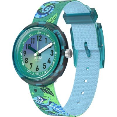 Montre Flik Flak 5+ Power Time FPNP161 Camo Friends