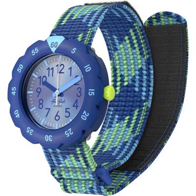 Montre Flik Flak 5+ Power Time FPSP074 Loop in blue