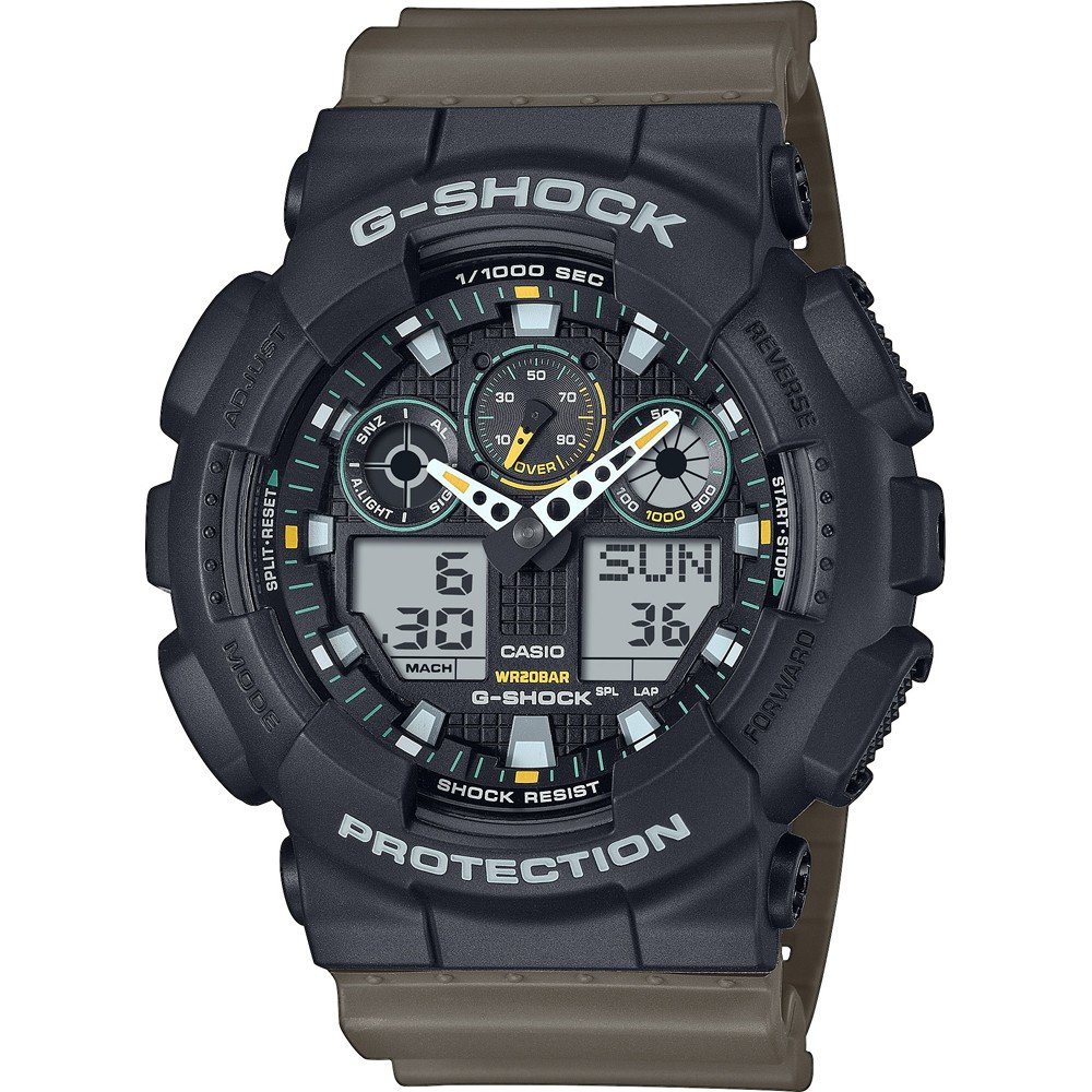 Montre G-Shock Classic Style GA-100TU-1A3ER Two Tone Utility Colours