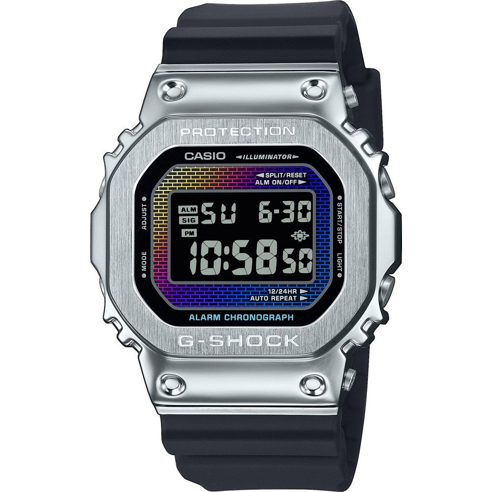 Montre G-Shock G-Metal GM-5600RW-1ER Rainbow Brick Wall