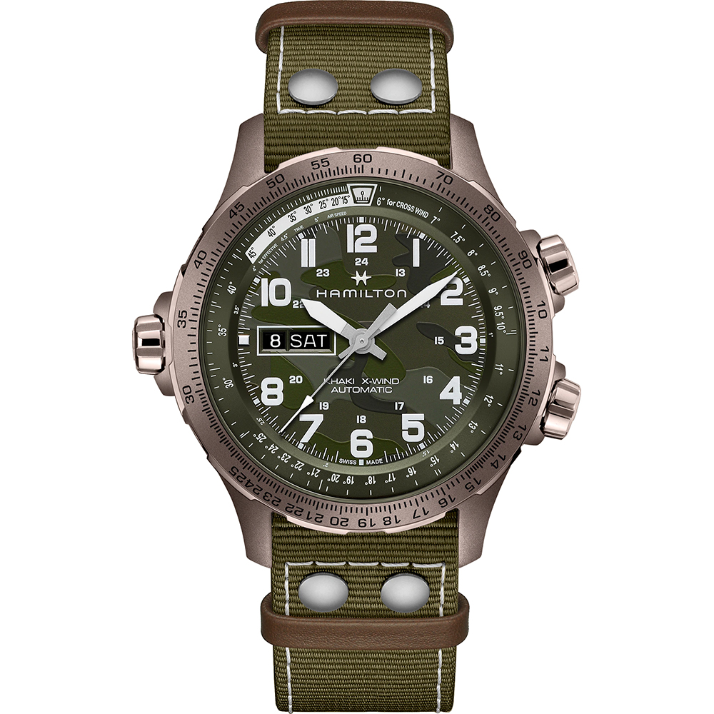 Montre Hamilton Khaki H77775960 Khaki Aviation X-Wind