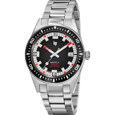 Montre LIP Nautic 3 670097 Nautic 3 Nageur Sauveteur