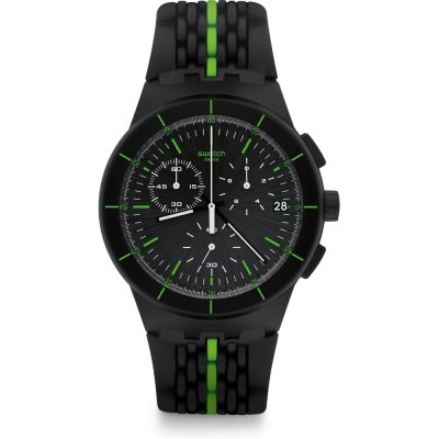 Montre Swatch New Chrono Plastic SUSB409 Laser Track