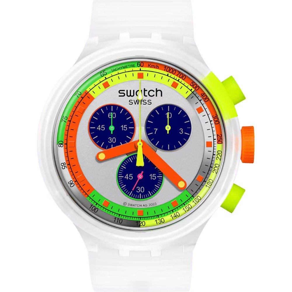 Montre Swatch Big Bold SB02K100 Swatch Neon Jelly