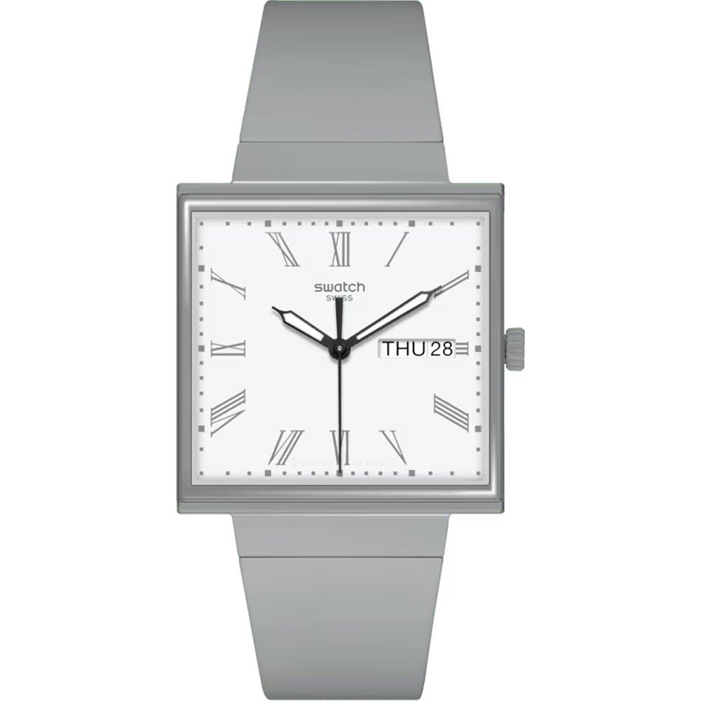 Montre Swatch What If - Square SO34M700 What If... Grey?