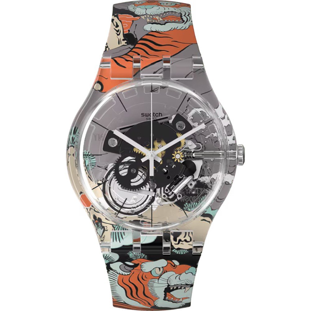 Montre Swatch Originals Large (41mm) SUOK144-065 SXY - Tiger