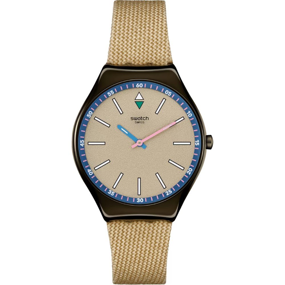 Montre Swatch Skin Irony SYXM100 Sunbaked Sandstone