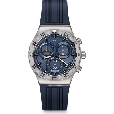 Montre Swatch Irony - Chrono New YVS473 Teckno Blue