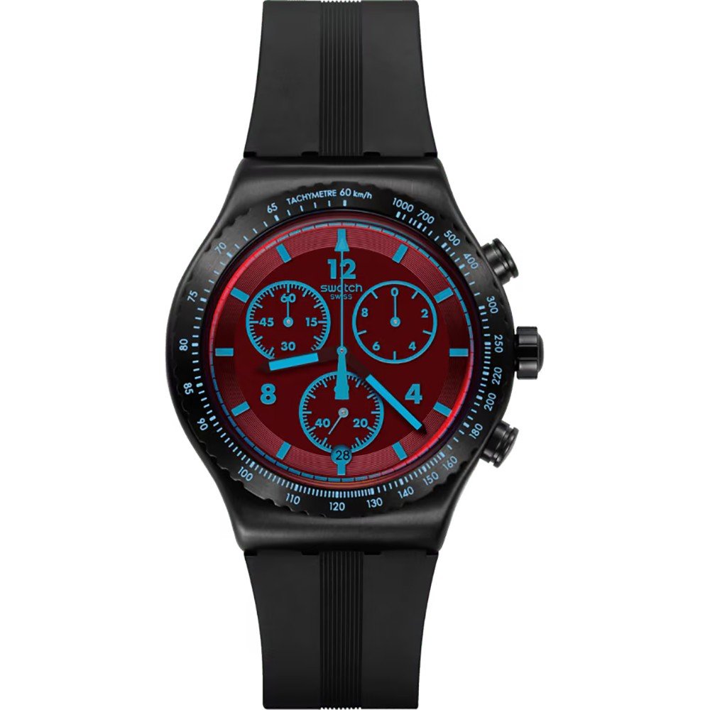 Montre Swatch Irony - Chrono New YVB417 Crimson Mystique