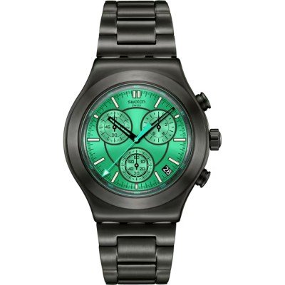 Montre Swatch Irony - Chrono New YVM407G Obsessively Obsidian