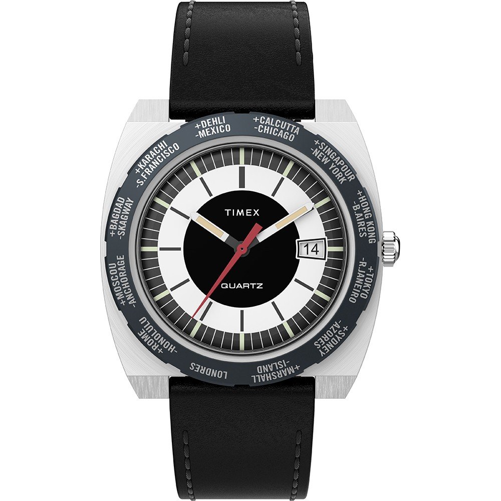 Montre Timex Q TW2V69500 Q World Time Ring Reissue